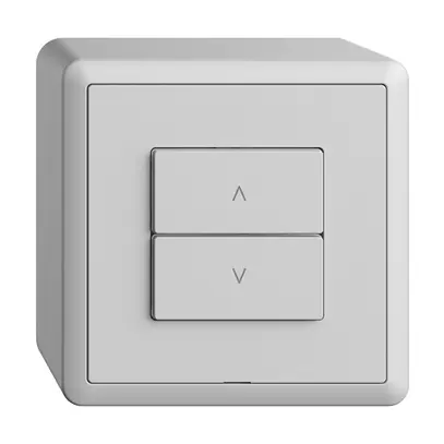 Station secondaire pour interrupteur stores AP 1c/2t WLAN Edue Wiser gris clair 