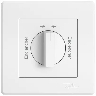 UP-Montageset EDIZIO.liv SNAPFIX® f.Schwenktaster m.Griff Encl.→ ← Décl.ws 
