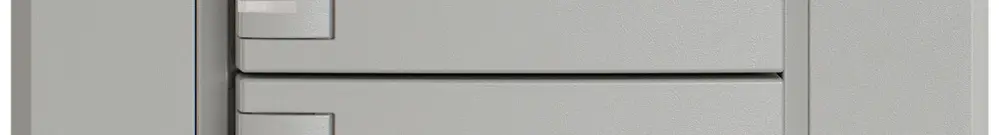 Poussoir universel ENC EDIZIO.liv UNI SNAPFIX® 12…48V a.LED bleu 4× comm.1T grc 