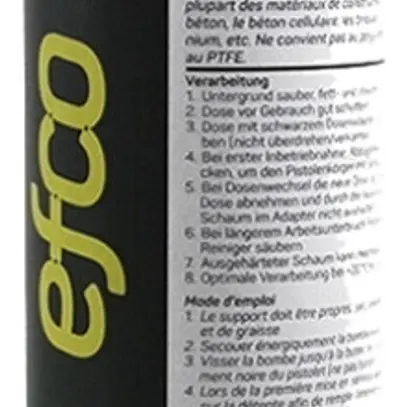 Schiuma antincendio EFCO TILCA PUR F P 1K 750ml rosa 
