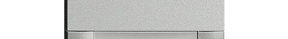Touche 1/2 KNX/électron.a.LED+ pap.EDIZIOdue commande 2×1 silver 