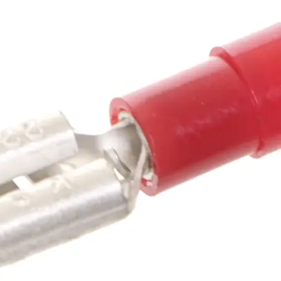 Steckhülse Ferratec teilisoliert PC 2.8×0.8mm 0.5…1mm² rot 100Stk 