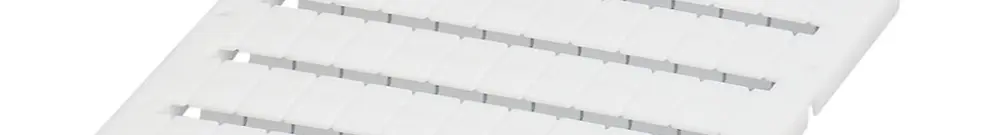 Carte de marquage PX UC-TM 6 blanc pour bornes 6.2mm taille 5.6×10.5mm 