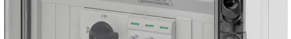 Coffret de raccordement de générateur Gewiss 90 PV 800V 2×entr classe T1+T2 