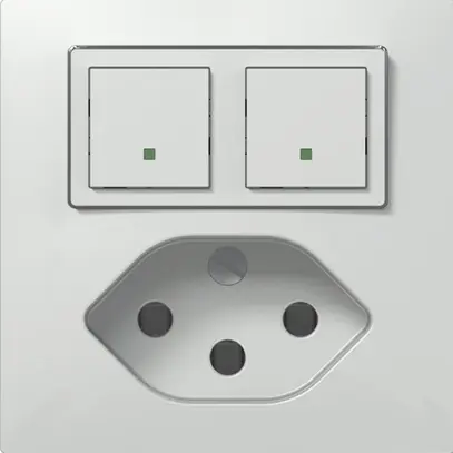 Combinaison ABB Sidus E capteur/actionn.free@home blanc 