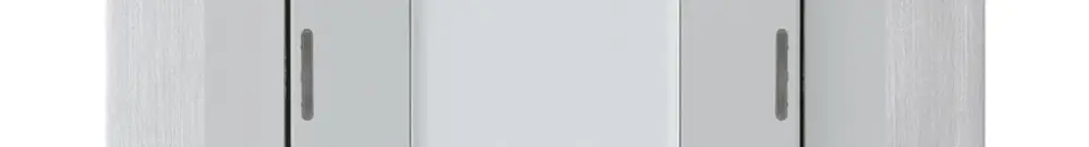 UP-Taster kallysto B KNX 6× RGB LED s/e-link hellgrau 