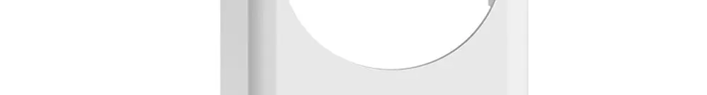 Capot AP STANDARDdue QX54 2×1 blanc 2×Ø58 