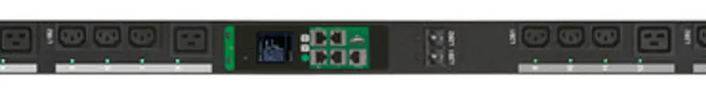 Steckdosenleiste Easy PDU 55×1800×56mm 18×C13 6×C19 Metered-Outlet schalt.22kW 