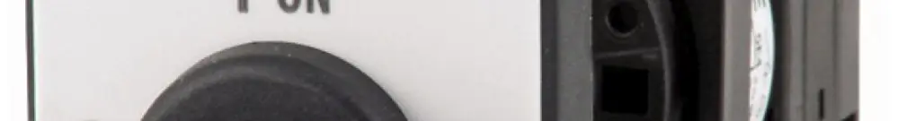 Interrupteur rotatif INC EN-HORS ETN, P1, 25A, 3P+N, bouton noir 