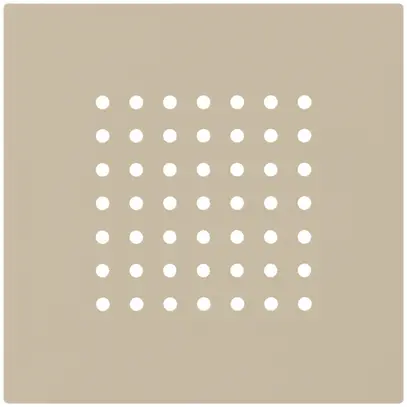 Placca frontale kallysto per suoneria beige 