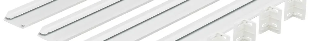 Cadre en saillie Philips RC132Z matière synthétique 615.5×615.5×76.5mm blanc 