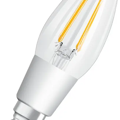 LED-Lampe SUPERSTAR CLASSIC B40 FIL CLEAR GLOWdim E14 4.5W 827 470lm 