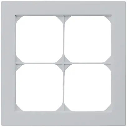 Cadre de recouvrement ENC kallysto.pro 2×2 gris clair 154×154mm 