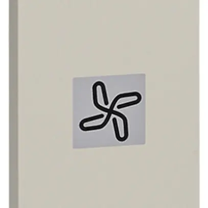 Cache de touche Living Now 1 module avec symbole ventilateur sand 