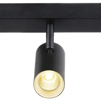 Spot LED SLV NOBLO 22W 1360lm 920…930 VAR 400×105×127mm noir 3×Spot 
