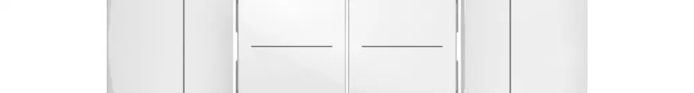Couronne pour senseur poussoir SIDUS KNX Basic Fset-B 2/4, blanc brillant 