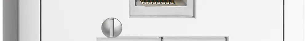 Scatola AP 3×RJ45/s 4P sep. EDIZIOdue R&M swissline bianco 
