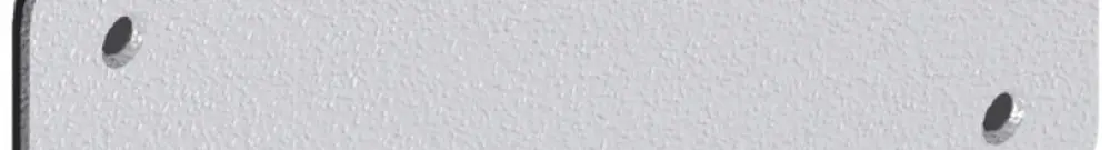Couvercle étanche Quox 185×130mm aluminium blanc laqué IP54 