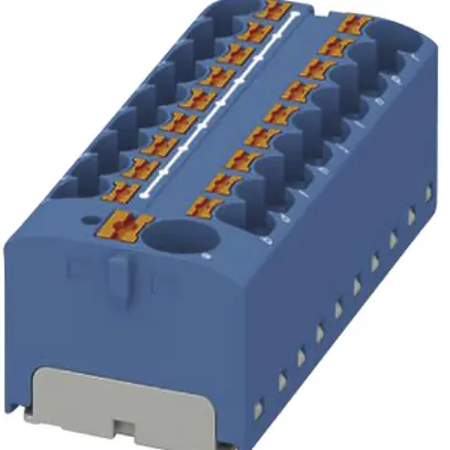 Verteilerblock PX PTFIX 10/18X4-G BU 