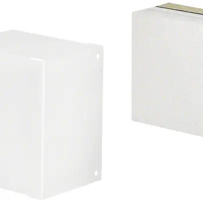 Embout de fermeture tehalit FWK 90 E60/E30 50×60mm, blanc traffic 