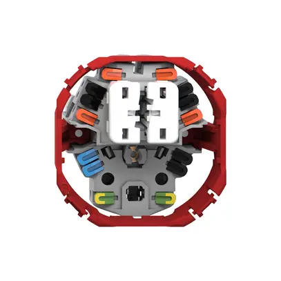 Combinaison Feller SNAPFIX® 2×schéma 3+T13 