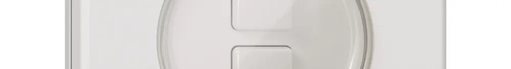 NUP-KNX-Taster 2× NEVO RGB mit Temperaturfühler weiss 