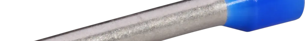 Embout de câble type A isolé 2.5mm²/18mm bleu 