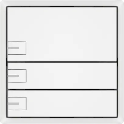 Pulsante KNX RGB EDIZIO.liv SNAPFIX® sensore temp.RGB-LED 3× com.1T bi 