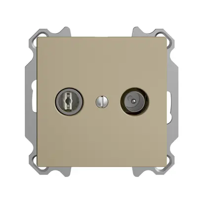 Presa TV-R INC EDIZIOdue 15dB sand a banda larga 5…2000MHz, FM 