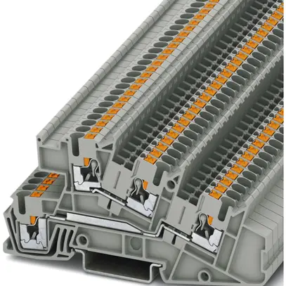 Borne 0.14…4mm² gris connexion Push-in PTI 2.5-L/L 