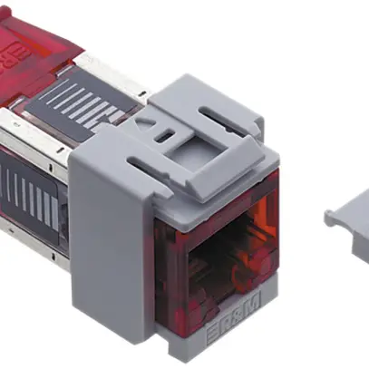 Module de raccordement cat.6a 1RJ45/u avec Snap In 