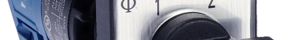 Interruttore a graduazione INS K&N CG4.A240.FS2, 10A/400V 1L 30×30mm "0-1-2" 