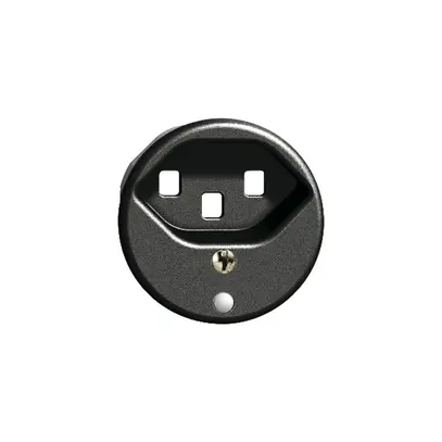 Disque frontal FH 1×T23 noir Ø43mm, lentille, 