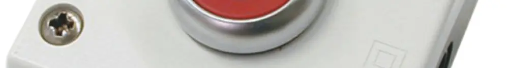Pulsante AP ETN 1Ch/1R 0 rosso 