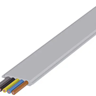 Câble plat Wieland podis CON LSHF 5×16mm², B2ca, gris Une longueur