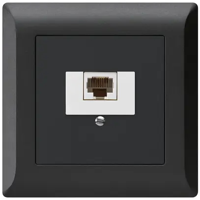 Boîte ENC kallysto.line 1×RJ45u noir 