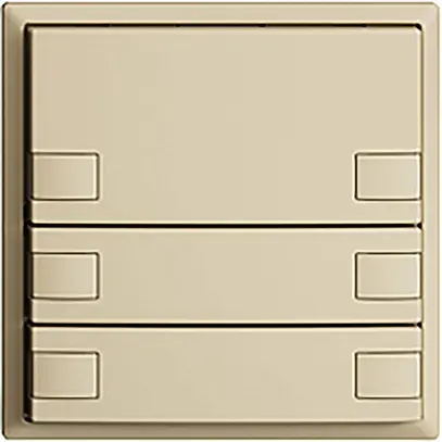 Pulsante INC KNX 6×EDIZIOdue vanille RGB senza LED 