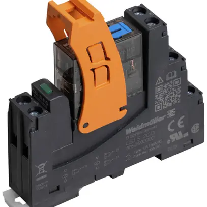 Relè WM CRIKIT S L/D/PB 1CO 16A AgNi 19.2…26.4VDC LED raccordo a vite RT II 