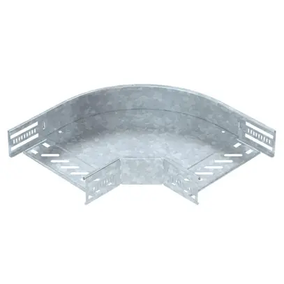 Gomito BET RB 90° 60×200mm acciaio zincato a caldo per immersione 