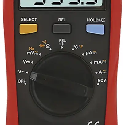 Multimètre UNI-TREND UT133A 600VUC 10A 60MOhm temp.TC 999000µF 6000kHz 