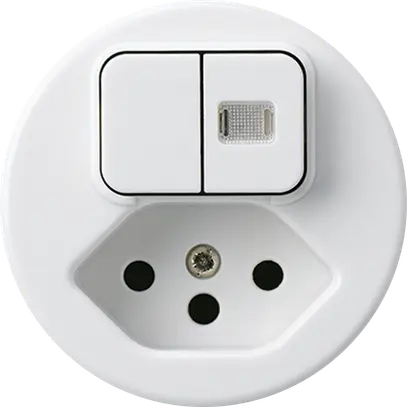 Inserto per combinazione luminosa 1/3+3/1L+T13 bianco basico 1 lente pro.bambini 