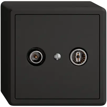 Prise antenne AP TV-R EDIZIO.liv SNAPFIX® prise de passage 19dB no 