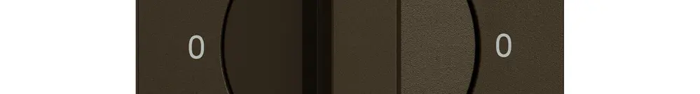Montageset EDIZIO.liv SNAPFIX® f.Drehschalter m.Griff 0-Mach.lav.-0-Sèch.br 