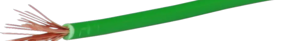 T-Litze 1mm² grün Spule à 200m H05V-K 