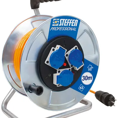 Eurouleur de câble Steffen en métal 3×T13 EPR-PUR 3×1.5mm² 30m 