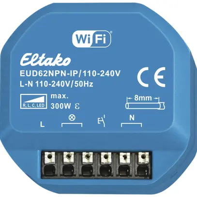 Actionneur-variateur universel RF INC Eltako EUD62NPN-IP/110-240V Apple Home 