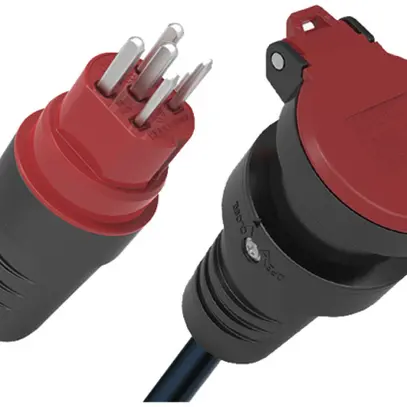 Prolunga ELBRO T25/T25 H07RN-F5G2.5mm² GDV 5m IP55 nero 