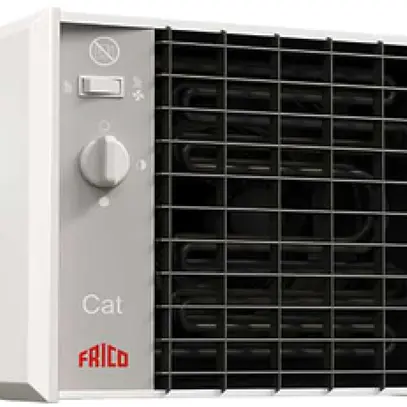 Thermo-ventilateur Frico CAT C9N 400V 9kW 720m³/h 10kg 405×315×335mm IP44 blanc 
