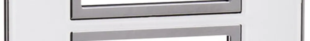 Telaio di copertura ATO 2×1 modulo vetro bianco 
