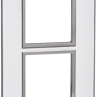 Telaio di copertura ATO 2×1 modulo vetro bianco 